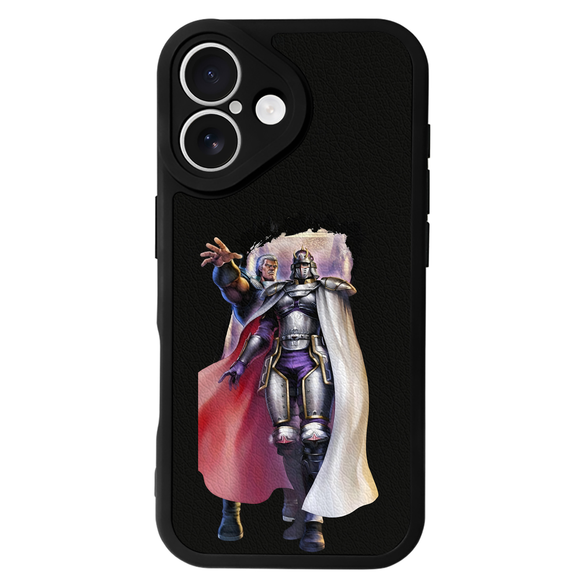 （画像用） 北斗の拳 Fist of the North Star 【iPhone 16シリーズ対応】シリコンスマホケース（レザー調） 材質：シリコン